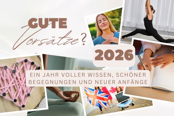 Bilder von Kursen von Bewegung, Entspannung, Sprache lernen bis Kreativität und Schreiben