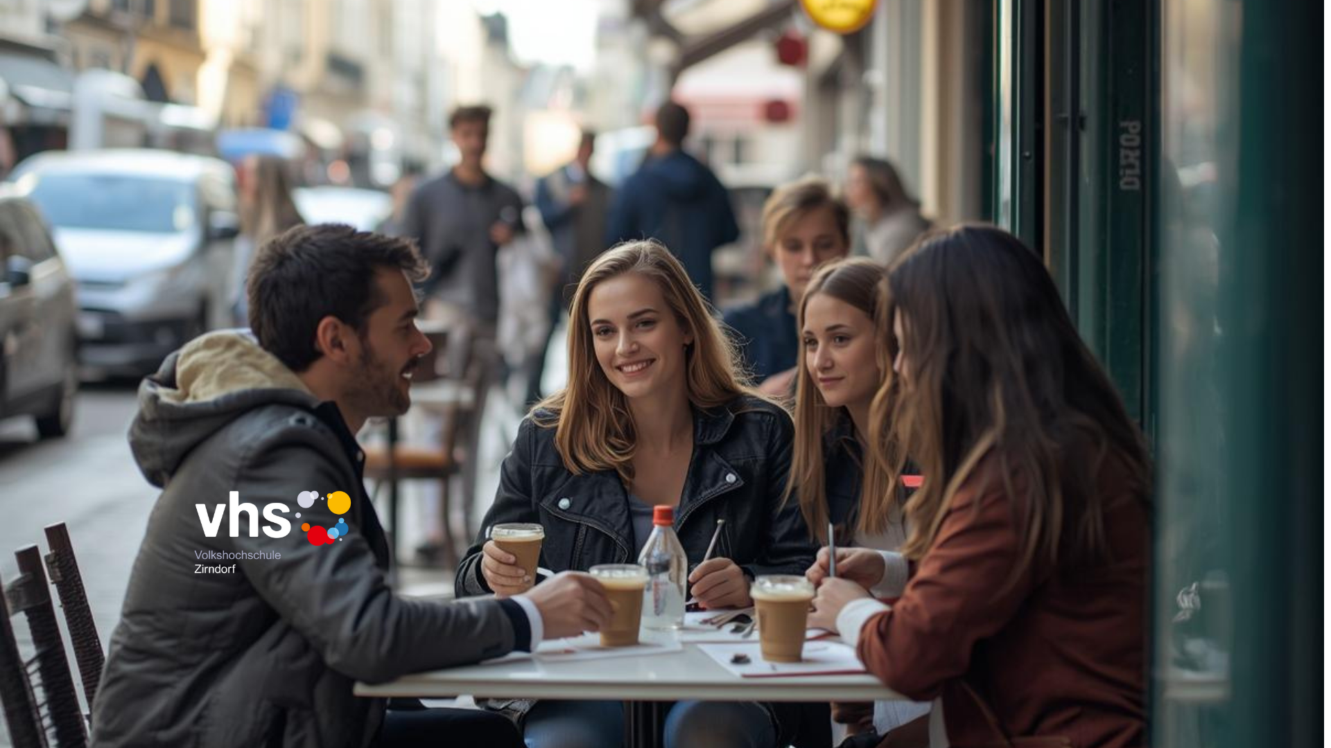 Menschen in einem Cafe
